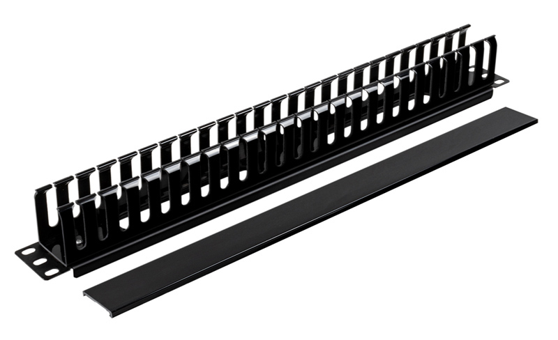 POWERTECH cable management NETW-0048 για rack 19"/1U, πλαστικό, μαύρο 4 POWERTECH cable management NETW-0048 για rack 19"/1U, πλαστικό, μαύρο - Image 2