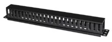 POWERTECH cable management NETW-0048 για rack 19"/1U, πλαστικό, μαύρο