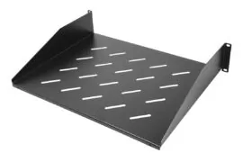POWERTECH σταθερό ράφι για rack 19" NETW-0054, 2U, βάθος 350mm, μαύρο 1
