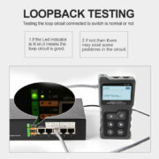 NOYAFA tester καλωδίων δικτύου NF-488 για RJ45 PoE 8