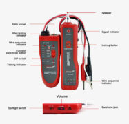NOYAFA tester καλωδίων δικτύου NF-806 για RJ45 & RJ11 3
