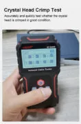 NOYAFA tester καλωδίων δικτύου NF-8209S για RJ45 PoE 13