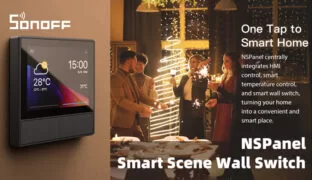 SONOFF smart panel ελέγχου NSPanel με οθόνη αφής, 2-gang, Wi-Fi, λευκό 2
