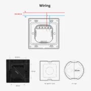 SONOFF smart panel ελέγχου NSPanel Pro, οθόνη αφής, Wi-Fi, Zigbee, μαύρο 14 SONOFF smart panel ελέγχου NSPanel Pro, οθόνη αφής, Wi-Fi, Zigbee, μαύρο 3