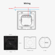 SONOFF smart panel ελέγχου NSPanel Pro, οθόνη αφής, Wi-Fi, Zigbee, λευκό 4