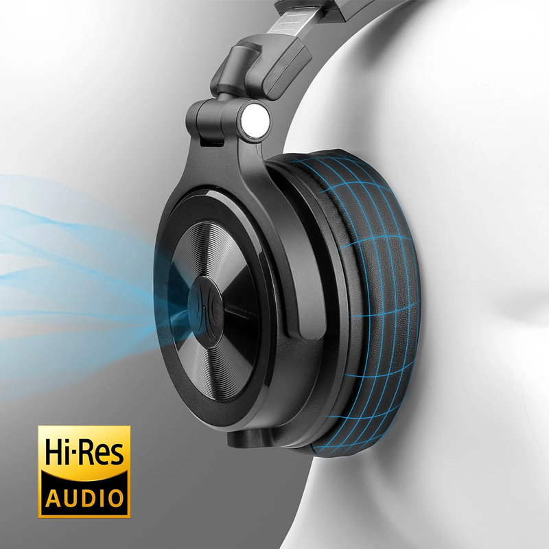 ONEODIO headset Monitor 40, 6.35mm & 3.5mm σύνδεση, Hi-Res, 50mm, μαύρο 6 ONEODIO headset Monitor 40, 6.35mm & 3.5mm σύνδεση, Hi-Res, 50mm, μαύρο - Image 4