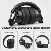 ONEODIO headset Monitor 40, 6.35mm & 3.5mm σύνδεση, Hi-Res, 50mm, μαύρο 16 ONEODIO headset Monitor 40, 6.35mm & 3.5mm σύνδεση, Hi-Res, 50mm, μαύρο 5