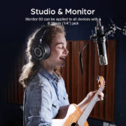 ONEODIO headset Monitor 60, 6.35mm & 3.5mm σύνδεση, Hi-Res, 50mm, μαύρο 14 ONEODIO headset Monitor 60, 6.35mm & 3.5mm σύνδεση, Hi-Res, 50mm, μαύρο 2