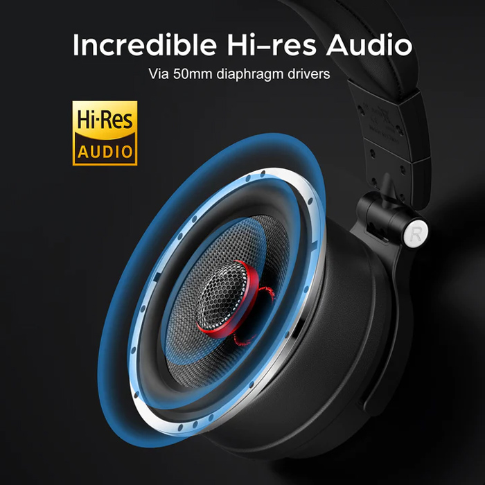ONEODIO headset Monitor 60, 6.35mm & 3.5mm σύνδεση, Hi-Res, 50mm, μαύρο 7 ONEODIO headset Monitor 60, 6.35mm & 3.5mm σύνδεση, Hi-Res, 50mm, μαύρο - Image 5