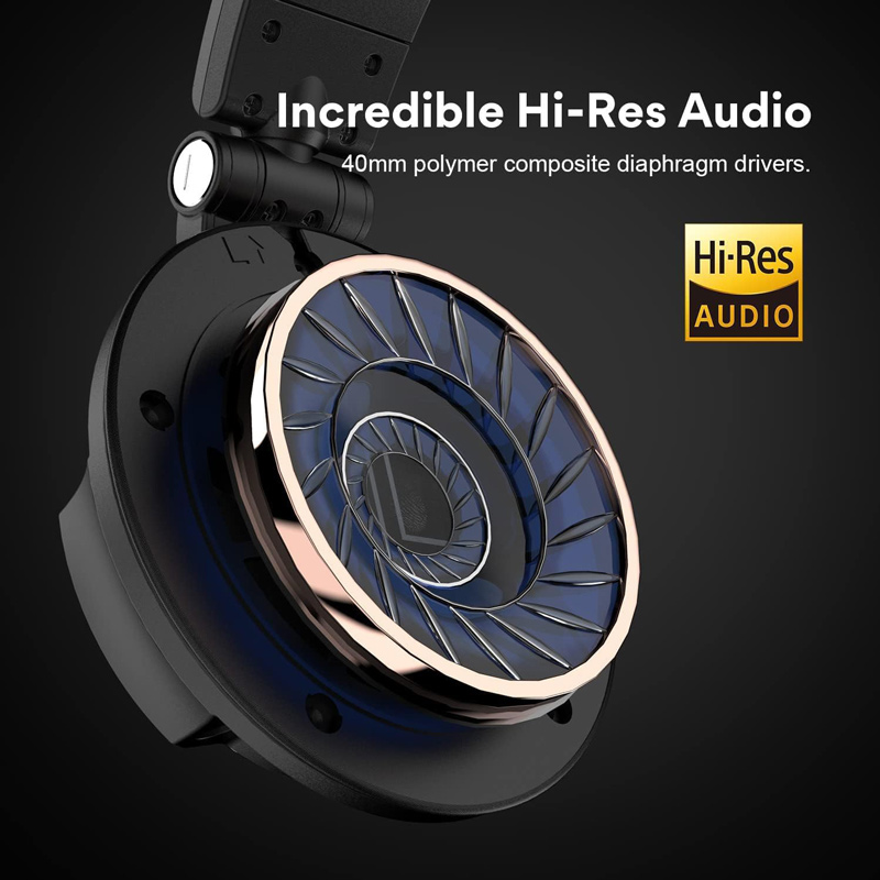 ONEODIO headset Monitor 80, 6.35mm & 3.5mm σύνδεση, Hi-Res, 40mm, μαύρο 5 ONEODIO headset Monitor 80, 6.35mm & 3.5mm σύνδεση, Hi-Res, 40mm, μαύρο - Image 3