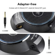 ONEODIO headset Monitor 80, 6.35mm & 3.5mm σύνδεση, Hi-Res, 40mm, μαύρο 16 ONEODIO headset Monitor 80, 6.35mm & 3.5mm σύνδεση, Hi-Res, 40mm, μαύρο 5