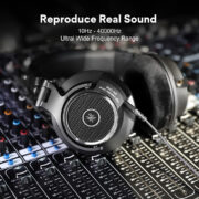ONEODIO headset Monitor 80, 6.35mm & 3.5mm σύνδεση, Hi-Res, 40mm, μαύρο 17 ONEODIO headset Monitor 80, 6.35mm & 3.5mm σύνδεση, Hi-Res, 40mm, μαύρο 6