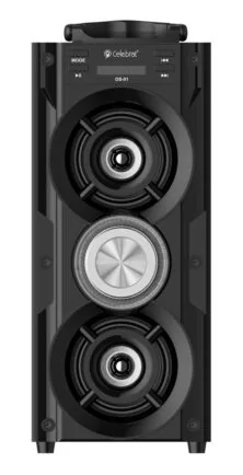 CELEBRAT φορητό ηχείο OS-01, 10W, 1200mAh, Bluetooth, FM, LED, μαύρο