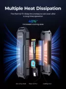 ORICO θήκη για M.2 NVME/NGFF SSD OXS2C3-G2, 10Gbps, γκρι 2