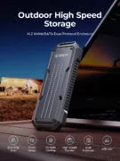 ORICO θήκη για M.2 NVME/NGFF SSD OXS2C3-G2, 10Gbps, γκρι 7