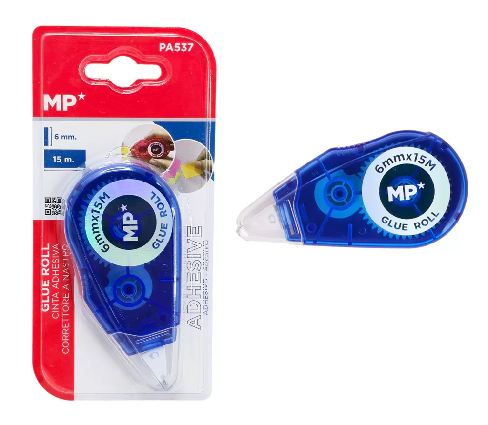 MP κολλητική ταινία διπλής όψεως PA537, 6mm x 15m, μπλε 3 MP κολλητική ταινία διπλής όψεως PA537, 6mm x 15m, μπλε