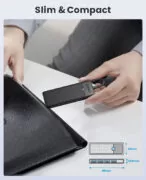 ORICO USB hub PAPW4A-C3, 4x θυρών, 5Gbps, USB-C σύνδεση, μαύρο 3