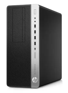 HP PC EliteDesk 800 G4 WKS TWR, Refurbished Grade A Repainted, i5-8600T, 8/256GB SSD, DVD, FreeDOS