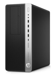 HP PC EliteDesk 800 G4 TWR, Refurbished Grade A Repainted, i5-8600T, 8/256GB SSD, DVD, FreeDOS