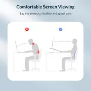 ORICO πλαστική βάση για laptop PFB-A23, 11-17", foldable, πλαστική, μαύρη 4