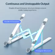 ORICO πλαστική βάση για laptop PFB-A23, 11-17", foldable, πλαστική, λευκή 3