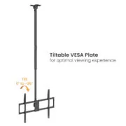 BRATECK βάση τηλεόρασης οροφής PLB-CE1568XL, 50-100", έως 80kg, heavy duty 3