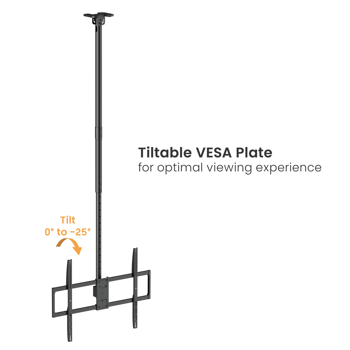 BRATECK βάση τηλεόρασης οροφής PLB-CE1568XL, 50-100", έως 80kg, heavy duty 5 BRATECK βάση τηλεόρασης οροφής PLB-CE1568XL, 50-100", έως 80kg, heavy duty - Image 3