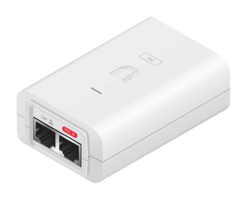UBIQUITI PoE adapter POE-24-24W-G-WH, 24VDC, 24W, Gbit 3 UBIQUITI PoE adapter POE-24-24W-G-WH, 24VDC, 24W, Gbit