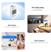 SONOFF smart μετρητής κατανάλωσης ρεύματος POWCT, WiFi, 100A 4