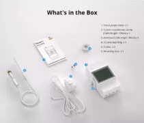 SONOFF smart μετρητής κατανάλωσης ρεύματος POWCT, WiFi, 100A 6