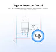 SONOFF smart μετρητής κατανάλωσης ρεύματος POWCT, WiFi, 100A 15