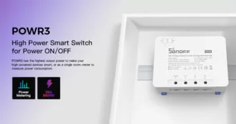 SONOFF smart διακόπτης παρακολούθησης ισχύος POWR3, WiFi, 25A, λευκός 8 SONOFF smart διακόπτης παρακολούθησης ισχύος POWR3, WiFi, 25A, λευκός 2