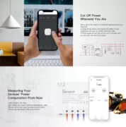 SONOFF smart διακόπτης παρακολούθησης ισχύος POWR3, WiFi, 25A, λευκός 11 SONOFF smart διακόπτης παρακολούθησης ισχύος POWR3, WiFi, 25A, λευκός 5