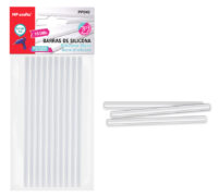 MP ράβδοι σιλικόνης PP040 για θερμοπίστολο, 7.1mm x 20cm, 10τμχ 1