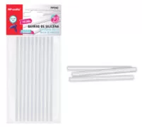 MP ράβδοι σιλικόνης PP040 για θερμοπίστολο, 7.1mm x 20cm, 10τμχ 1 MP ράβδοι σιλικόνης PP040 για θερμοπίστολο, 7.1mm x 20cm, 10τμχ