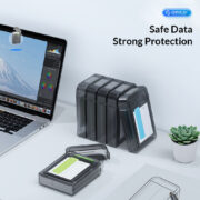 ORICO θήκη προστασίας για 2x 2.5" HDD PPH25, γκρι/διάφανη 2