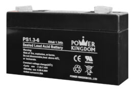 POWER KINGDOM μπαταρία μολύβδου PS1.3-6, 6V 1.3Ah 1 POWER KINGDOM μπαταρία μολύβδου PS1.3-6, 6V 1.3Ah