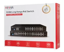 HIMAX PoE switch PS11602FE-L, 16x Ethernet PoE/2x Ethernet/2x SFP θύρες, έως 1000Mbps 3