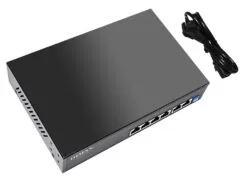 HIMAX PoE switch PS1402E-L, 4x Ethernet PoE & 2x Ethernet θύρες, έως 100Mbps 3