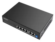 HIMAX PoE switch PS1402E-L, 4x Ethernet PoE & 2x Ethernet θύρες, έως 100Mbps 4