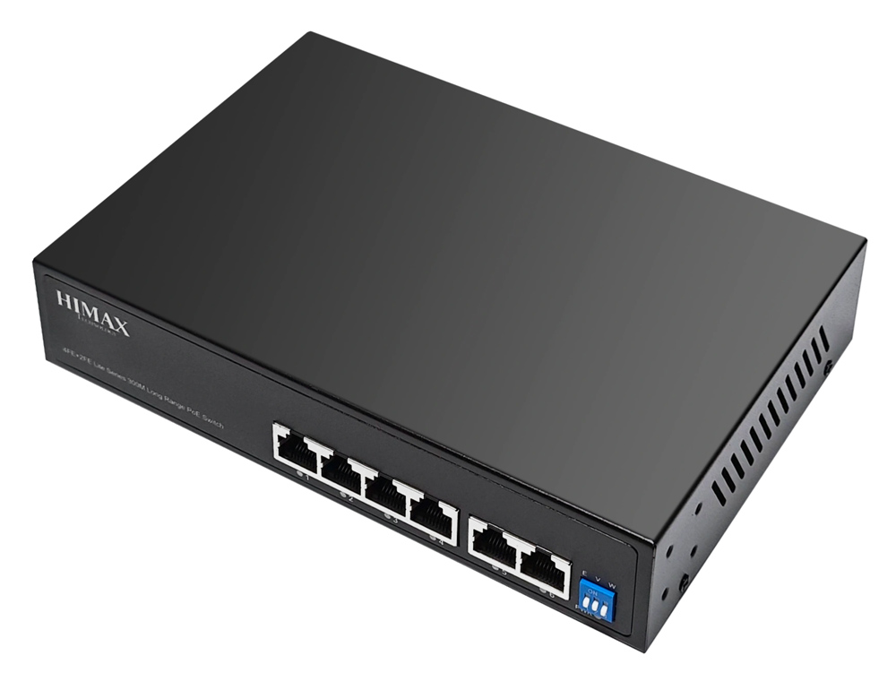 HIMAX PoE switch PS1402E-L, 4x Ethernet PoE & 2x Ethernet θύρες, έως 100Mbps 6 HIMAX PoE switch PS1402E-L, 4x Ethernet PoE & 2x Ethernet θύρες, έως 100Mbps - Image 4
