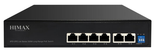 HIMAX PoE switch PS1402E-L, 4x Ethernet PoE & 2x Ethernet θύρες, έως 100Mbps 1 HIMAX PoE switch PS1402E-L, 4x Ethernet PoE & 2x Ethernet θύρες, έως 100Mbps