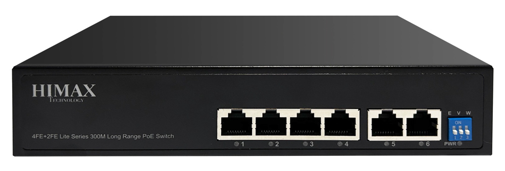 HIMAX PoE switch PS1402E-L, 4x Ethernet PoE & 2x Ethernet θύρες, έως 100Mbps 3 HIMAX PoE switch PS1402E-L, 4x Ethernet PoE & 2x Ethernet θύρες, έως 100Mbps