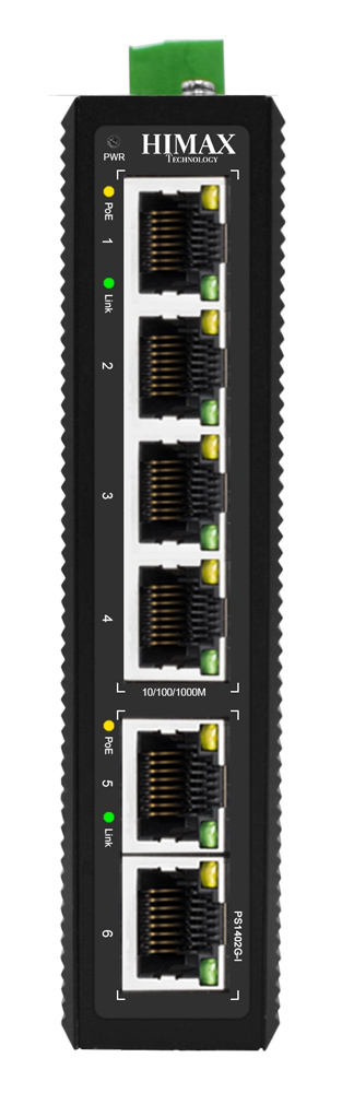 HIMAX industrial PoE switch PS1402G-I, 4x GE PoE & 2x GE θύρες, έως 1000Mbps 6 HIMAX industrial PoE switch PS1402G-I, 4x GE PoE & 2x GE θύρες, έως 1000Mbps - Image 4