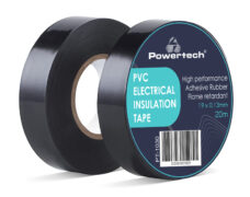 POWERTECH μονωτική ταινία υψηλής αντοχής PT-1030, 19mm, 20m, μαύρη 1