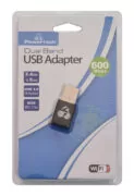 POWERTECH ασύρματος USB αντάπτορας δικτύου PT-1041, 600Mbps, 2.4/5GHz 4