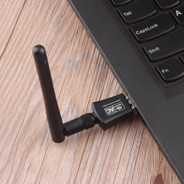 POWERTECH ασύρματος USB αντάπτορας δικτύου PT-1042, 600Mbps, 2.4/5GHz 4 POWERTECH ασύρματος USB αντάπτορας δικτύου PT-1042, 600Mbps, 2.4/5GHz - Image 2
