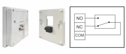 POWERTECH ψηφιακός θερμοστάτης χώρου PT-1046, αερίου, RF, λευκός 2