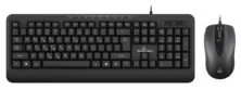 POWERTECH set ποντίκι & πληκτρολόγιο PT-1067, ενσύρματο, 1000DPI, μαύρο