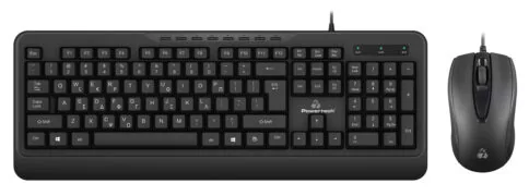 POWERTECH set ποντίκι & πληκτρολόγιο PT-1067, ενσύρματο, 1000DPI, μαύρο 1 POWERTECH set ποντίκι & πληκτρολόγιο PT-1067, ενσύρματο, 1000DPI, μαύρο